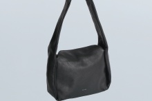 【YArKA】real leather tuck design hand & tote bag