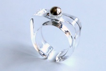 Ring&Earcuff【RI-001】CLEAR L