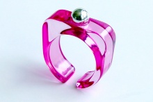 Ring&Earcuff【RI-001】PINK L