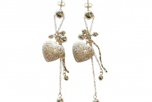 shell heart -Gold-