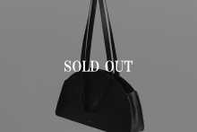 real leather lace up boston bag