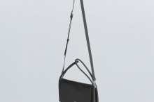 real leather rope cross 2way shoulder and hand bag