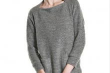 SLIVER KNIT DRESS Grey M
