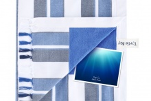 RUG&TOWEL LONG BEACH Blue Depth