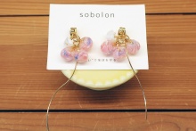 sobolon / ピアス ぶどう