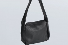 real leather tuck design hand & tote bag