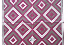 LABYRINTHE Fushia/Grey/White