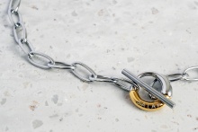 Stainless Combi Chain Necklace