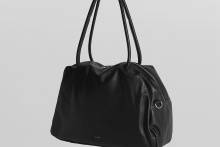 real leather sharp & soft mix nuance bag L