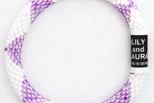 BIG DIAMONDS Lavender & White