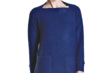 SLIVER KNIT DRESS R.Blue M