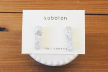 sobolon / ピアスM Rectangle