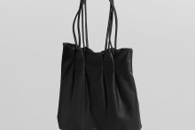 real leather 4 code handle tote bag