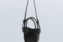 real leather cord 2way bag