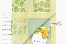 RUG&TOWEL HAWAIIAN STRIPE Sun/MintyGreen