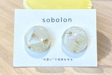 sobolon / ピアスL Circle