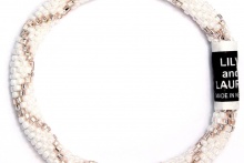 CRISS CROSS Rose on White