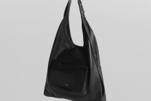 real leather multi length adjustment tote bag