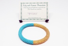 Bi-Color Turquoise×Gold V