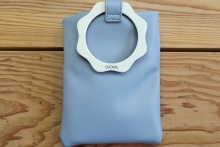 FLOWER POCHETTE (shoulder bag)　- Blue -