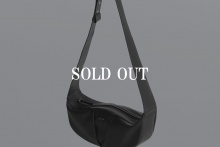 real leather big tuck design body bag