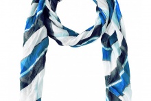 SCARF LONG BEACH Blue Depth