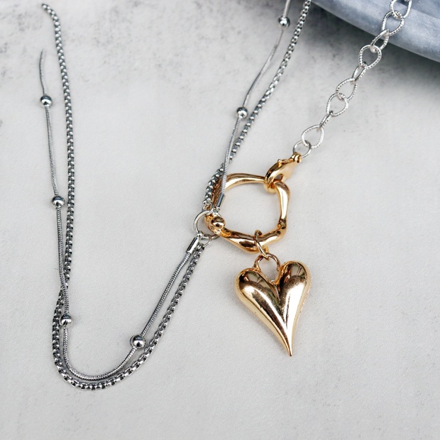 ameria necklace -Gold-