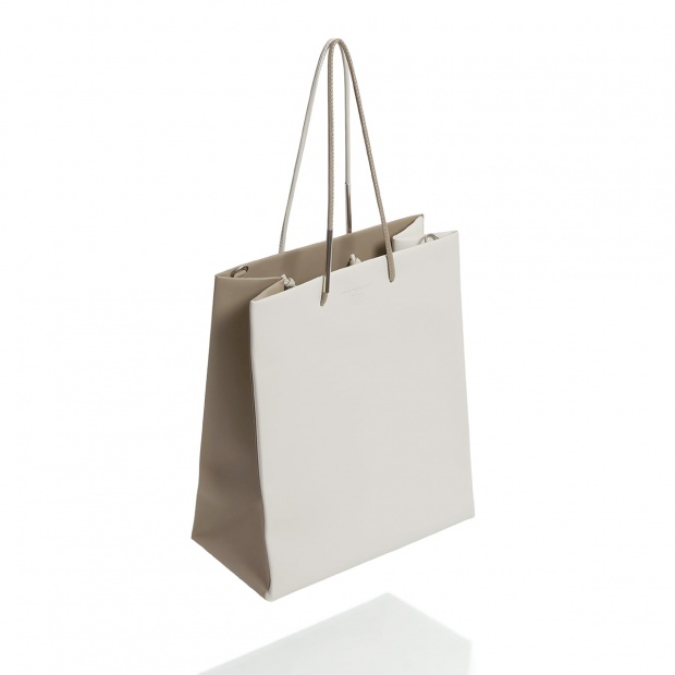 【UNKNOWN PRODUCTS × YArKA】Leather Paper Bicolor Bag