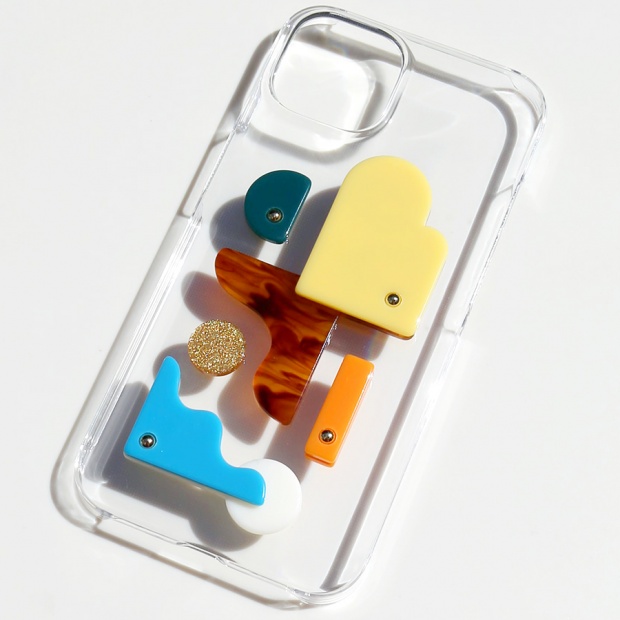 iPhone case【iP-011】YELLOW　- for 14 -