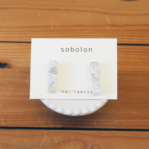 sobolon / ピアスM Rectangle