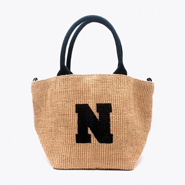 ジュートバッグ S「N」