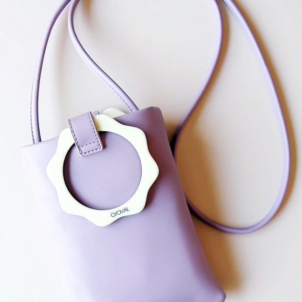 FLOWER POCHETTE (shoulder bag)　- Lilac -