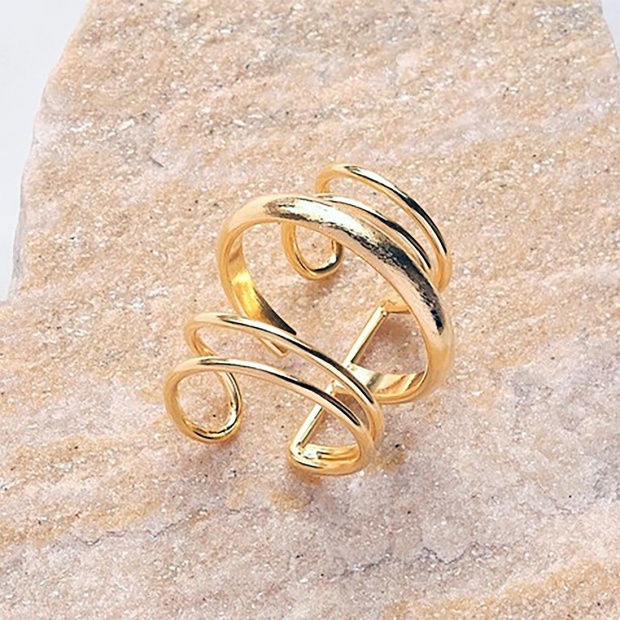 combi earcuff -Gold-